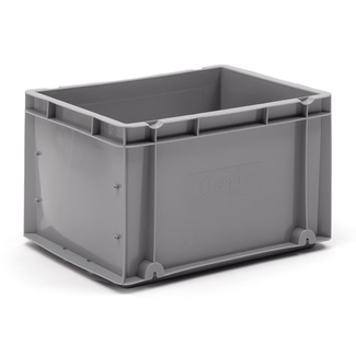 Imagen de Caja Plastica Eurobox Cerrada 20 litros Gris 30 x 40 x 25 cm  