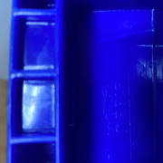 Caja Plástica Usada Azul 37 x 30 x 18 cm  