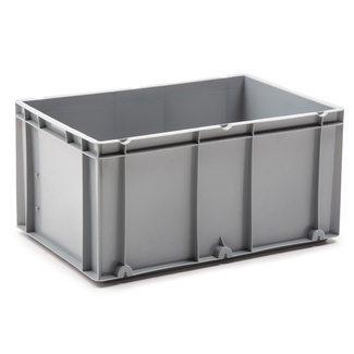 Imagen de Caja Plastica Eurobox Cerrada 60 litros Gris 40 x 60 x 30 cm